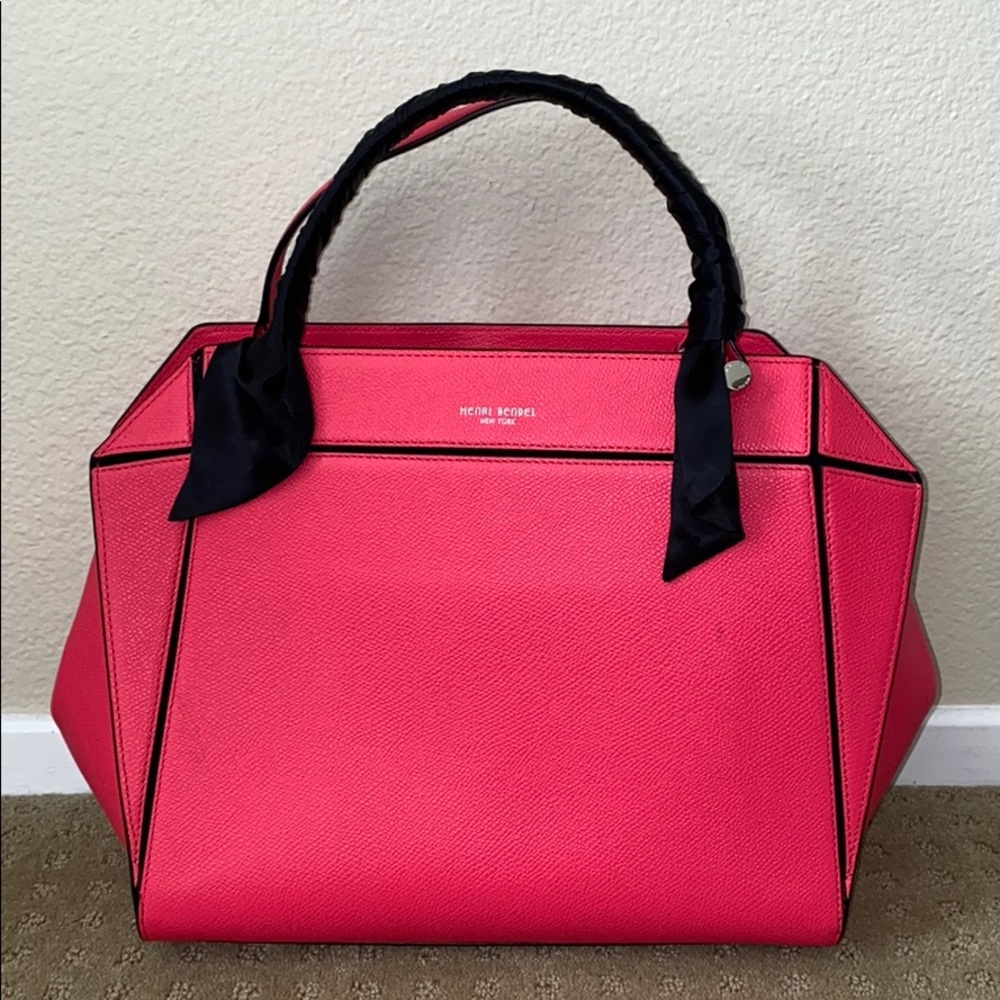 Henri Bendel Neon Pink Bijoux Purse NWT